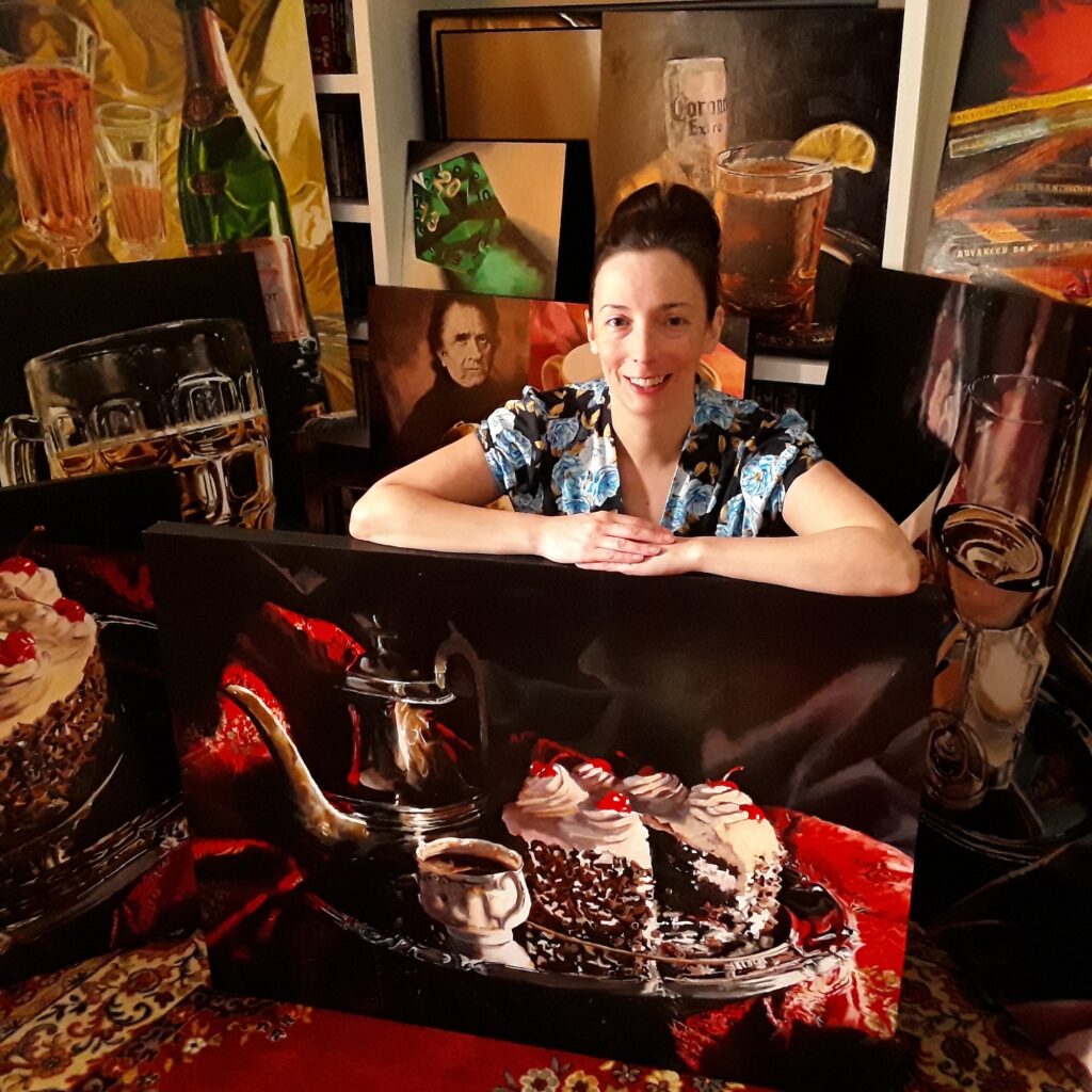 Photo of the artist, Jen Kershaw