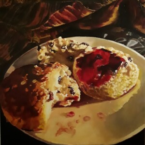 Scone with Currant Jelly