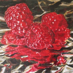 Raspberries on Tinfoil