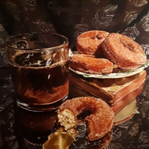 Spiced Sugar Doughnuts and Coffee