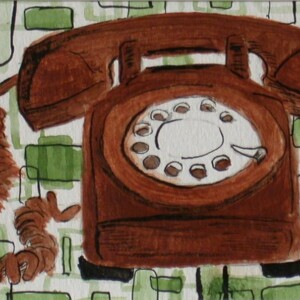 Disco Phones: Brown Phone