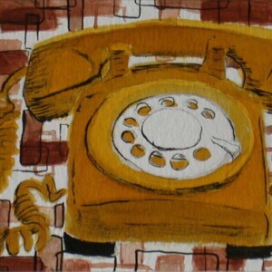 Disco Phones: Harvest Gold Phone